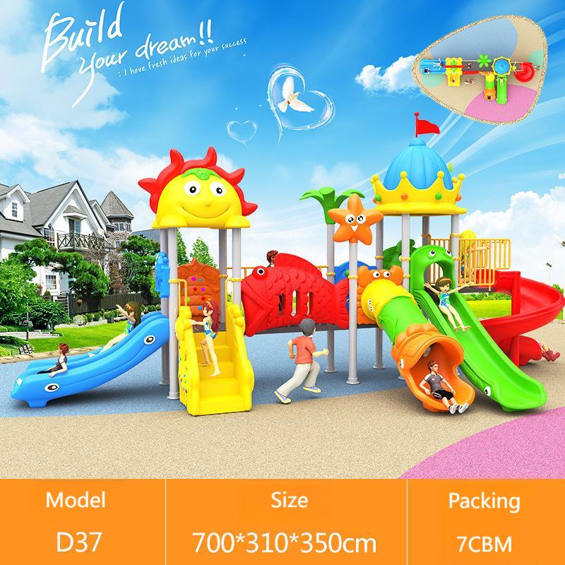 Equipo de Juegos Pequeño y Eco - Kids Outdoor Swing And Slide reseña y precio
