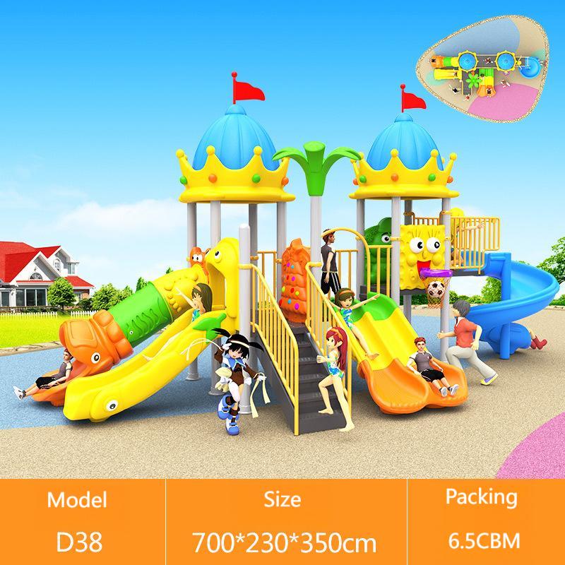 Equipo de Juegos Pequeño y Eco - Kids Outdoor Swing And Slide reseña y precio