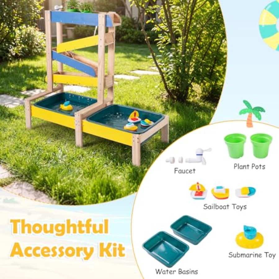 Juego de actividades al aire l - Kids Outdoor Water Table reseña y precio