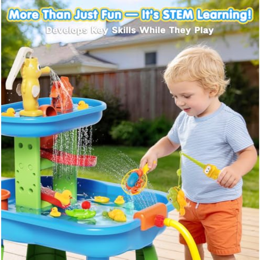 Mesa de agua para exteriores p - Kids Outdoor Water Table reseña y precio