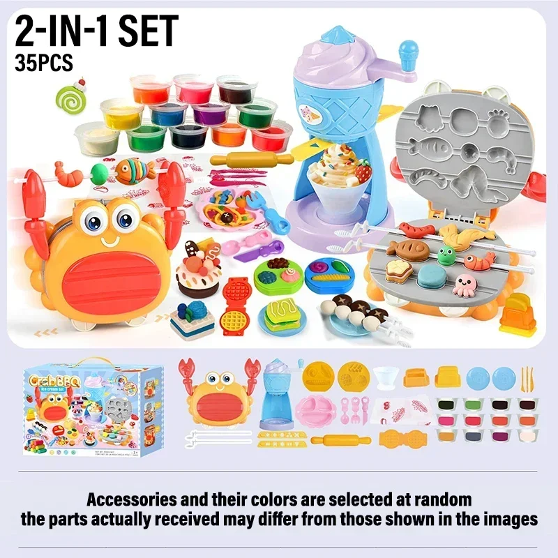 Juego de 35 piezas de arcilla  - Kids Outdoor Bbq reseña y precio