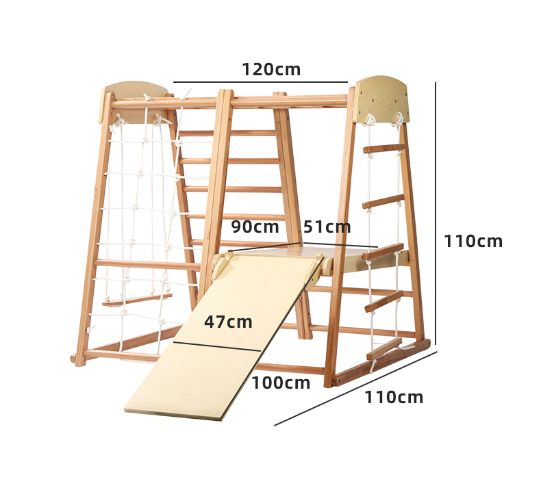Gimnasio de Escalada Montessor - Kids Outdoor Jungle Gym reseña y precio