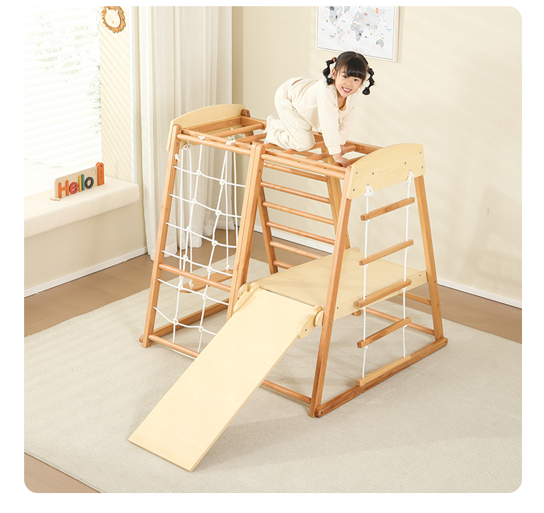 Gimnasio de Escalada Montessor - Kids Outdoor Jungle Gym reseña y precio