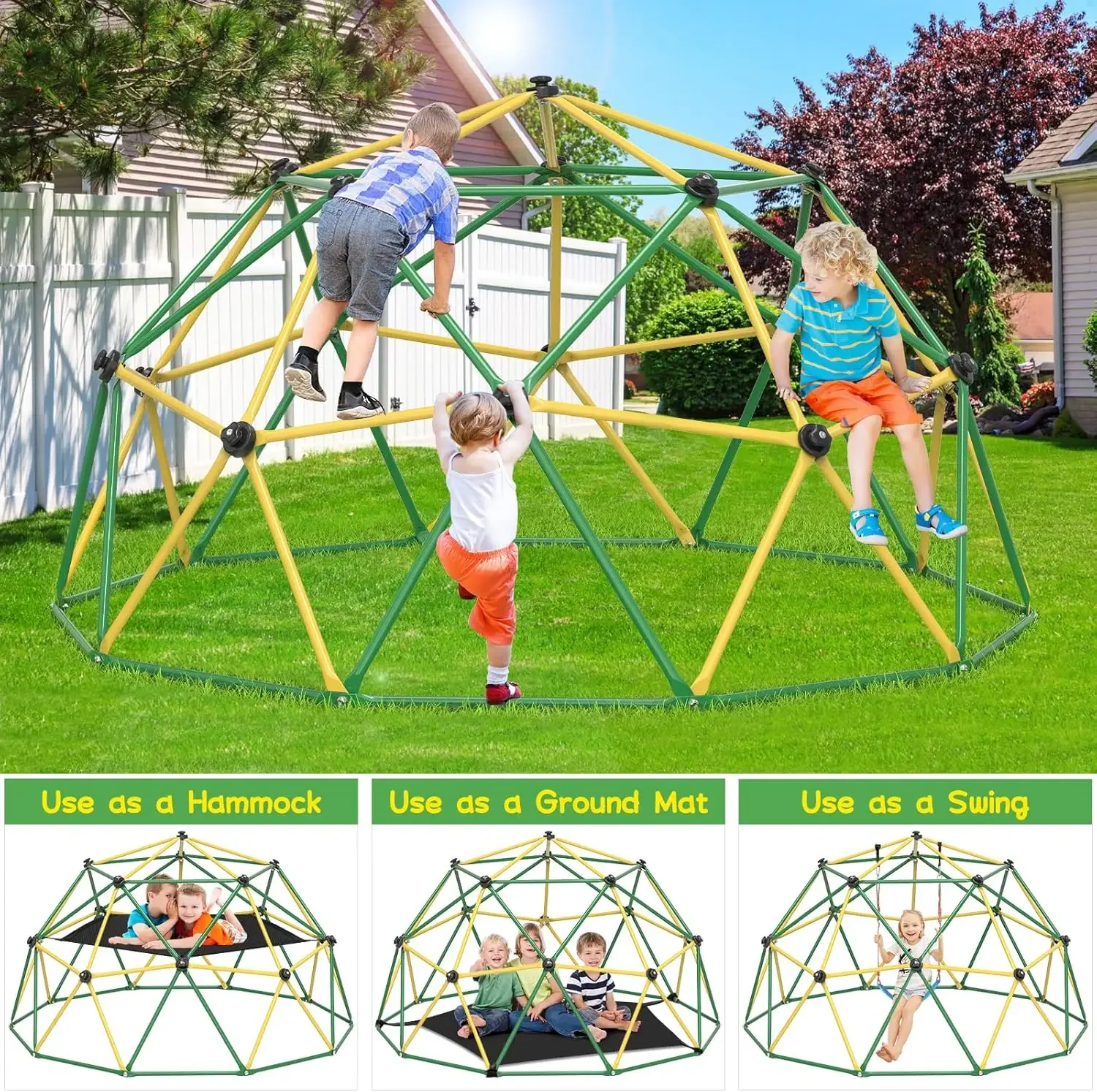 GIKPAL Domo de Escalada, Domo  - Kids Outdoor Jungle Gym reseña y precio