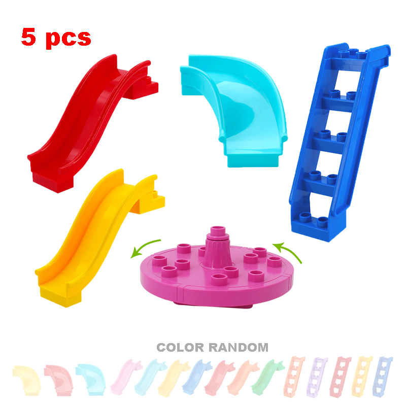 Bloques de construcción grande - Kids Outdoor Swing And Slide reseña y precio