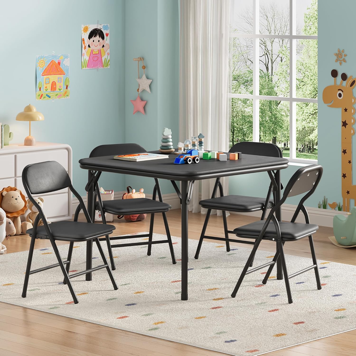 Juego de mesa y sillas plegabl - Kids Outdoor Water Table reseña y precio