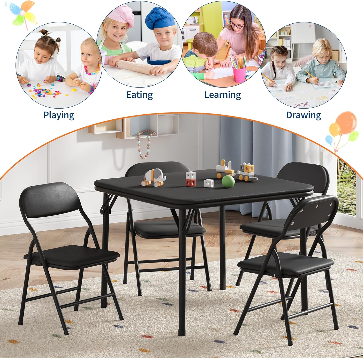 Juego de mesa y sillas plegabl - Kids Outdoor Water Table reseña y precio