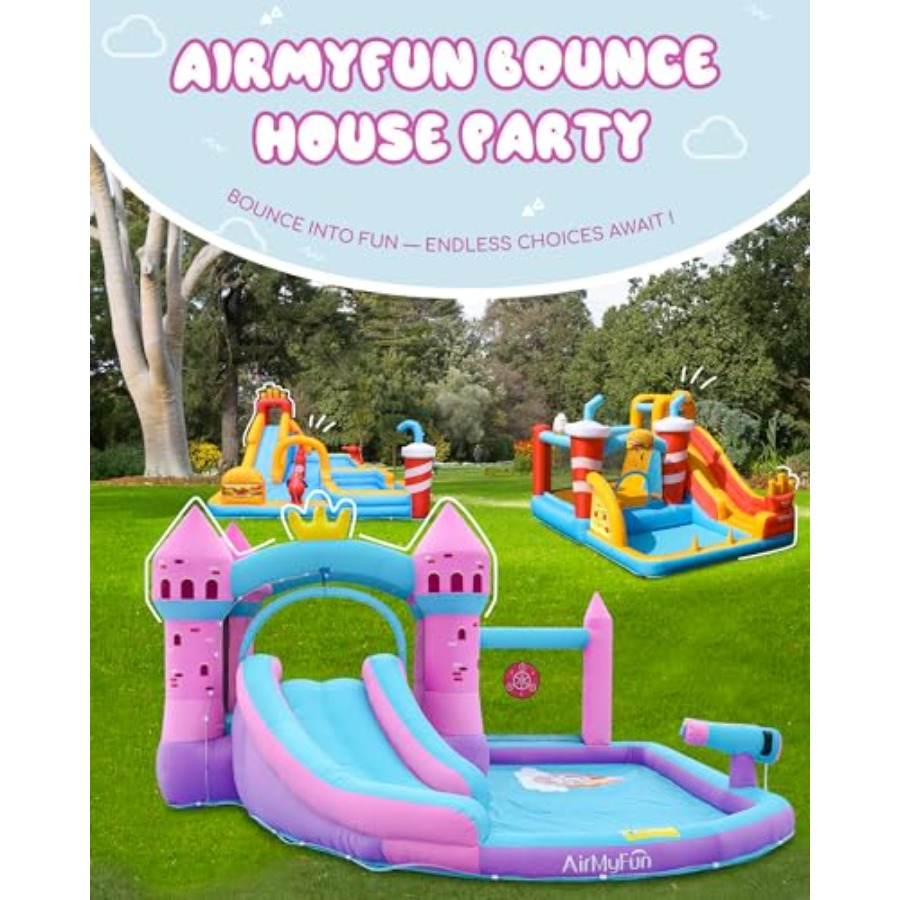 Tobogán acuático inflable para - Kids Outdoor House reseña y precio