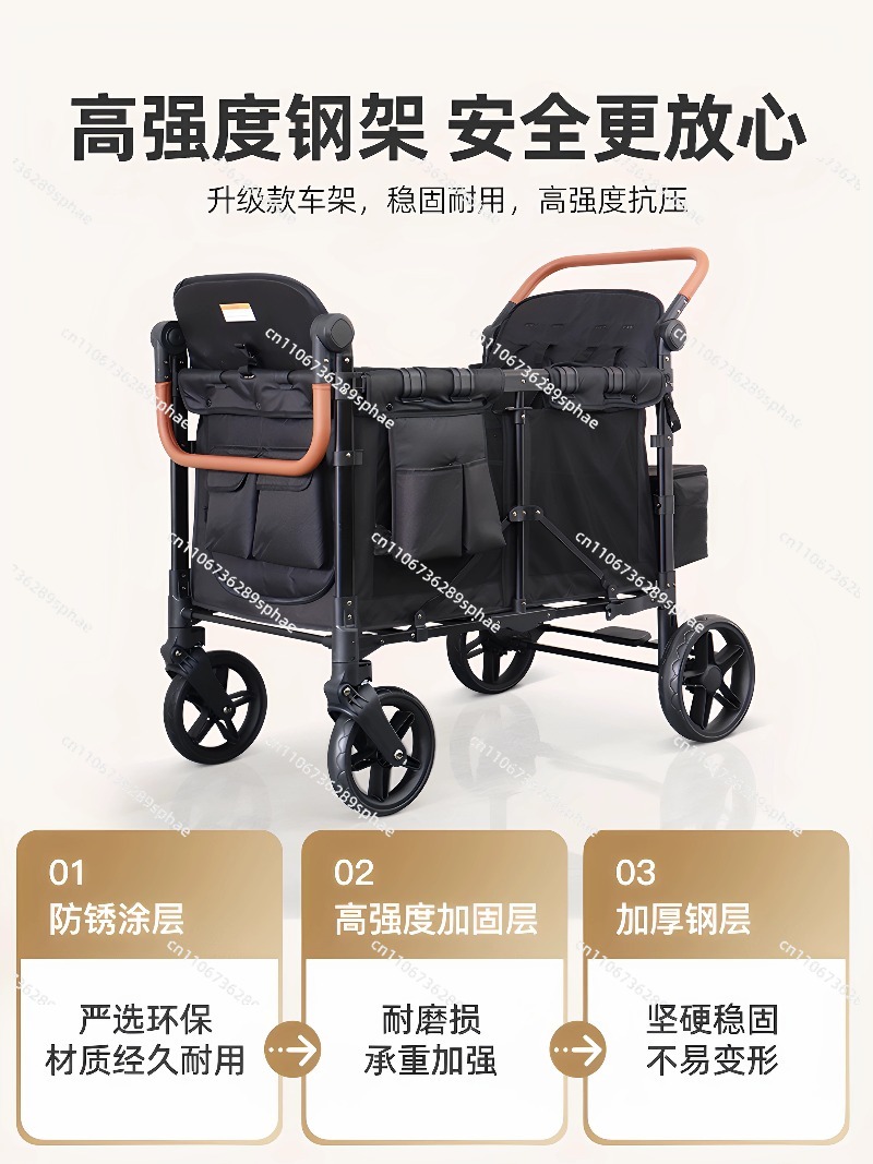 Carrito de Paseo Plegable para - Kids Outdoor Wagon reseña y precio