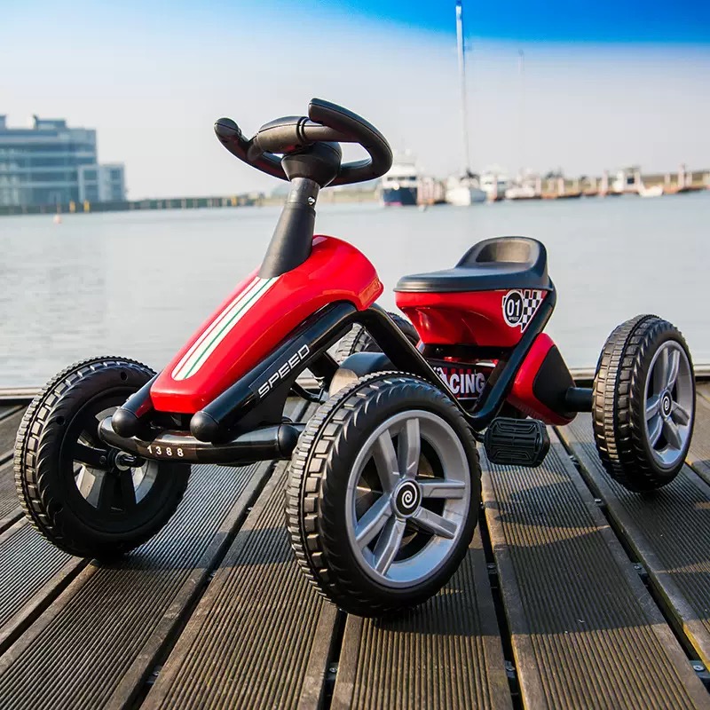 Go Kart de Pedales para Niños, - Kids Outdoor Ride On reseña y precio