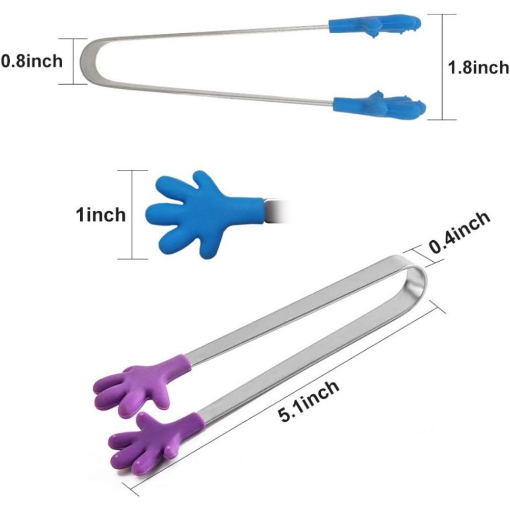 8 Uds Mini pinzas de silicona  - Kids Outdoor Bbq reseña y precio