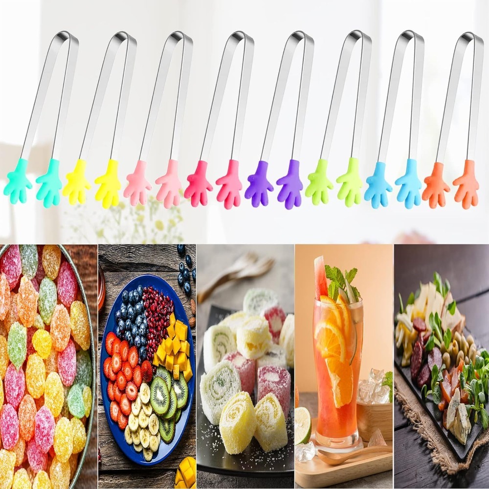8 Uds Mini pinzas de silicona  - Kids Outdoor Bbq reseña y precio